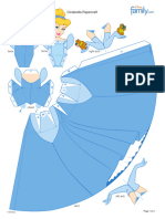 Cinderella Papercraft Printable 0210