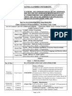 IV Semester CBCS Exams 2024 TT