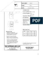 Watermist Nozzle GW M5