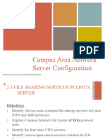 Chapter 2 Campus Area Network Server Configurations 2.3