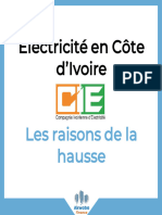 Raisons de La Hausse de L'électricité en Côte D'ivoire