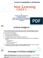 Jntuk Machine Learning 3-2 Unit-1