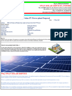 Solar Praposal For Mr. Pushpendra Rathore 5kw