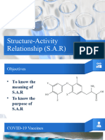 Structure-Activity Relationship (S.A.R)