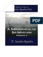 Administração Do Mistério Volume 2 - Austin Sparks