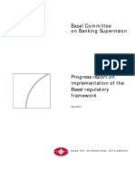 Progress Report Basel Regulatory Framework