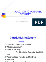 Topic 1 - Introduction To Computer Security