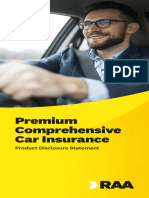 Raa Premium Comprehensive Car Insurance Pds Product Disclosure Statement 8-12-2023