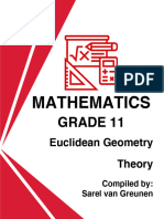 Maths GR 11 Euclidean Geometry Theory