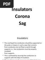 Lec 6 Insulators, Corona and Sag