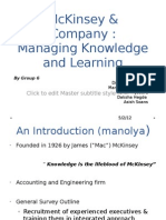 Group 9 B - McKinsey & Company