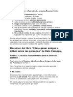 Cómo Ganar Amigos e Influir Sobre Las Personas Resumen Corto