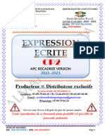 Expression Ecrite Cp2