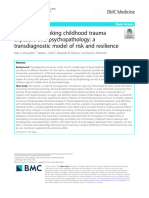 Mechanisms Linking Childhood Trauma Exposure and Psychopathology A Transdiagnostic Model of Risk and Resilience