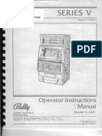 Bally v-1297 Instructions