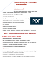 Resumo - Transportes e Telecomunicações