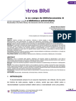 1 - A Decolonialidade No Campo Da Biblioteconomia A Intersecção Com A Biblioteca Universitária