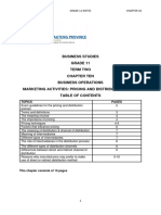 2020 Business Studies Grade 11 Notes Chapter Ten