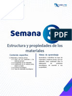 Estructura y Propiedades de Los Materiales: Contenido Específico Metas de Aprendizaje