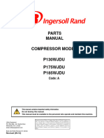 Parts Manual Compressor Model P130WJDU P175WJDU P185WJDU: Code: A