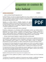 Posibles Preguntas en Examen de Ingreso Al Poder Judicial