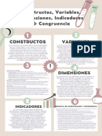 Esquema Constructos, Variables, Dimensiones, Indicadores & Congruenci