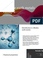 Alkaline Earth Metals