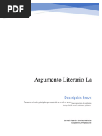 Argumento Literario La Vorágine