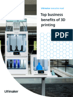 Top Business Benefits of 3D Printing: Ultimaker Executive Read