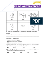 Clases Del Sustantivo para Tercero de Primaria