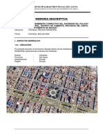 Memoria Descriptiva - Mantenimiento