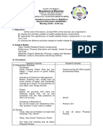 DETAILED LESSON PLAN IN PE 8 (Health Related Fitness Components)