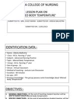 Altered Body Temperature