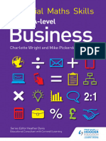 Essential Math Skills AsA-level Business - Charlotte Wright