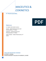 Biopharmaceutics & Pharmacokinetics: 4 Professional