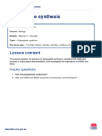 Biology Module5 Polypeptide Synthesis s6