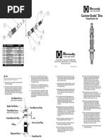 Custom Grade Dies Instructions