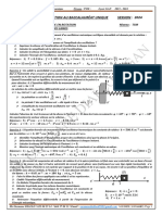 EXERCICES (Solide en Rotation Et Pendule Elatstique TSM