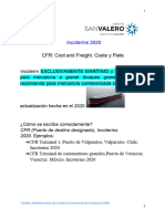 CFR: Cost and Freight. Coste y Flete: Incoterms 2020