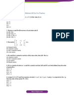 Class 12 Maths Chapter 3 Matrices MCQs