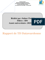 Rapport de TD Datawarehouse