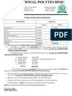 Fees Structure For 2023 - 2024 Students