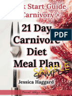 SAMPLE Carnivore Diet Meal Plan PDF