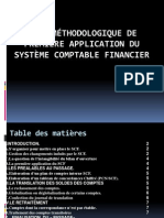 Note Méthodologique de Première Application Du Système Comptable