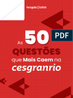 As 50 Questões Que Mais Caem Na Cesgranrio