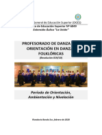 Profesorado de Danza Con Orientacion en