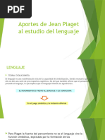 Aportes Del Lenguaje Jean Piaget