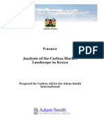 Finance Annex D Carbon Markets in Kenya