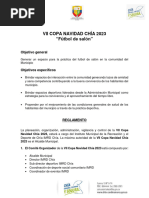 Reglamento Copa Navidad Chia 2023