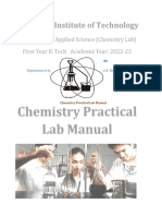 Chemistry Lab Manual 2023 24